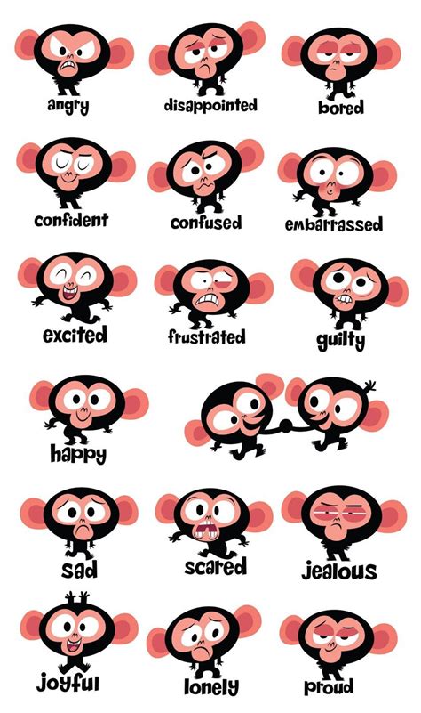 Monkey Emotions Visual Phooey Chimps Chris Garbutt Cartoons