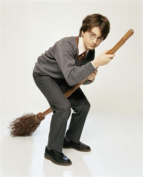 Portrait Of Harry Potter On His Broom — Harry Potter Fan Zone