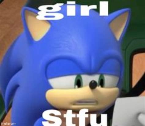 Image Tagged In Sonic Girl Stfu Imgflip