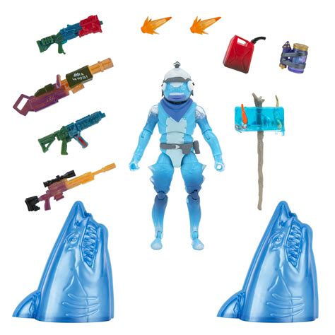 Buy Fortnite Solo Mode Figure And Upgrade Shark Collectible Accessory Set