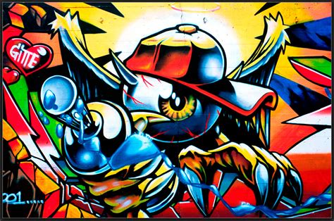 Graffiti Art Wallpaper The Warrior Urban Art Wallpaper