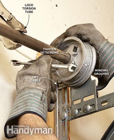 Simply attach the spring onto a much higher hole. How to Repair Garage Door Springs and Cables | Overhead ...