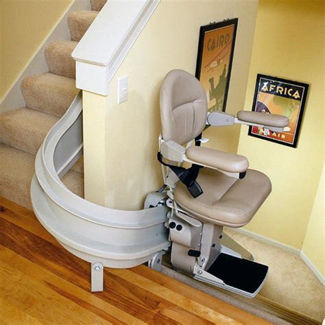 Bruno Curved Stairlift Best Price And Service Orange Badge