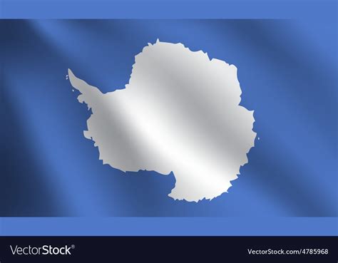 Antarctica Flag Royalty Free Vector Image Vectorstock
