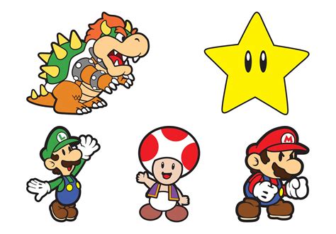 Super Mario Characters 79221 Vector Art At Vecteezy Free Download Nude Photo Gallery