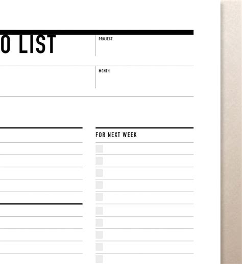 Printable Weekly To Do List And Planner Rumble Design Store