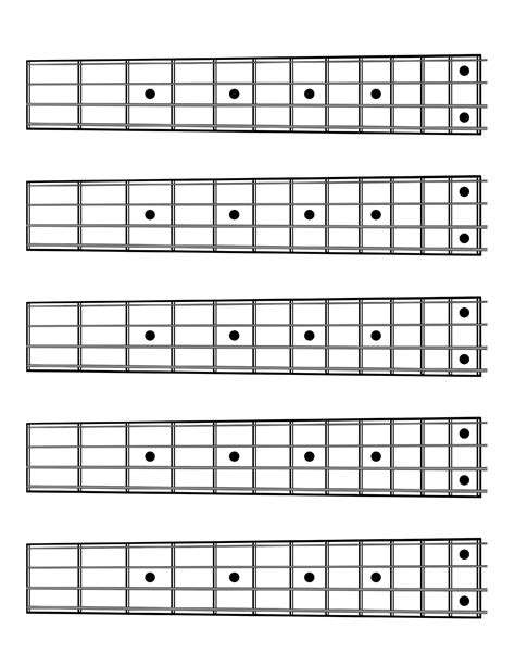 Billedresultat For Bas Sheet Blank Guitar Fretboard Bass Guitar