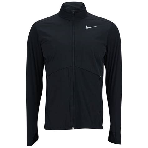 Nike Mens Element Shield Full Zip Running Jacket Black