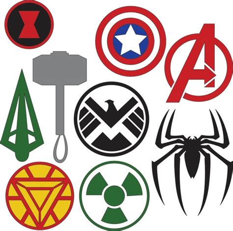 Marvel Superhero Logos Svg And Dxf Files