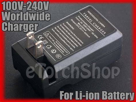 Li Ion Rechargeable Battery Smart Charger V V Worldwide Travel