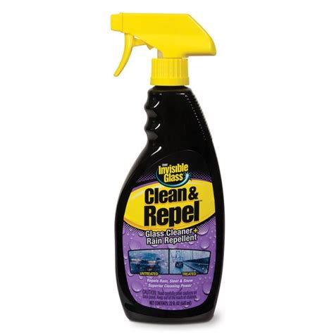 The repel glass & surface cleaner is a reliable cleaning product designed to remove all traces of soil, dirt, and grime while preventing future buildup. Invisible Glass Clean & Repel
