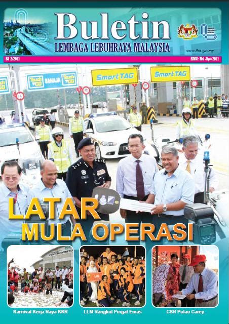Institut penyelidikan keselamatan jalan raya malaysia. Lembaga Lebuhraya Malaysia