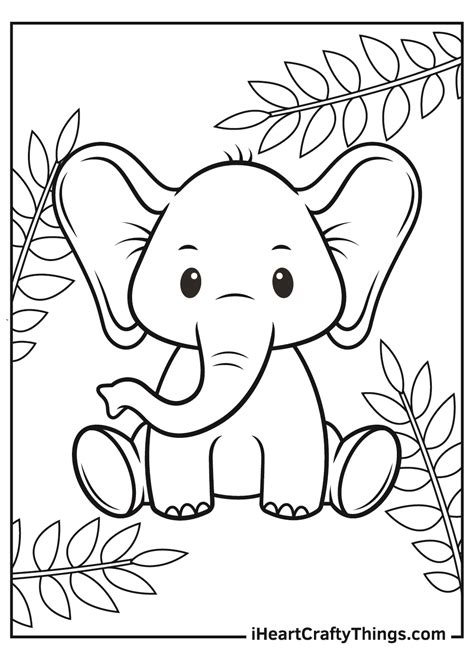 Mommy And Baby Animals Coloring Pages 18 Mom And Baby Animal