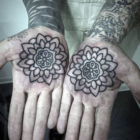 100 Palm Tattoo Designs For Men Inner Hand Ink Ideas