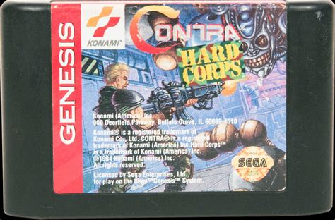 Contra Hard Corps Sega Genesis Konami Gamestop