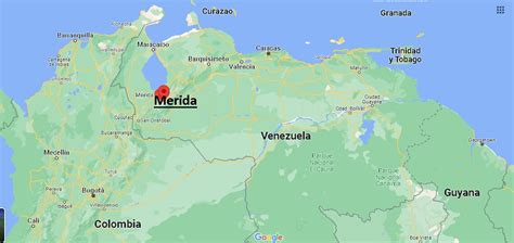 ¿dónde Está Merida En Venezuela Mapa Merida En Venezuela ¿dónde Está