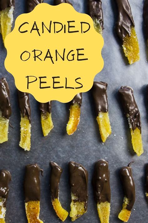 This Candied Orange Peel Recipe Is So Easy To Make Sweet Pieces Of