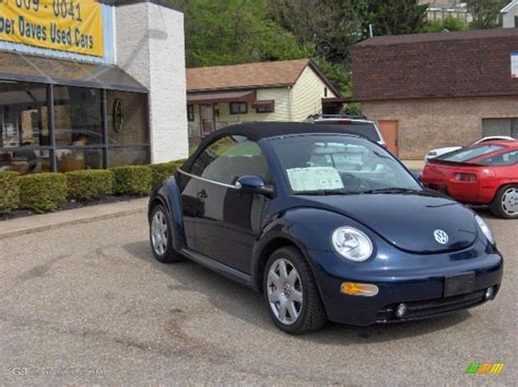 2003 Galactic Blue Metallic Volkswagen New Beetle Gls 18t Convertible