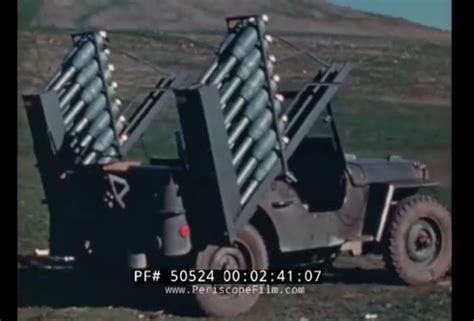 1944 Video Shows An Experimental Jeep Mounted Rocket Launcher