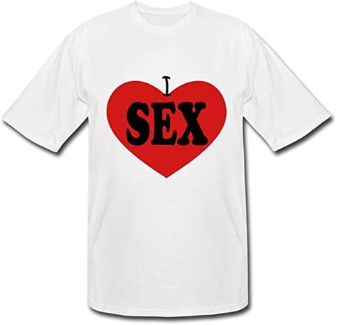 Love Sex Heart Kingdeng Adult White Men T Shirt Xxxx L Uk