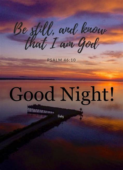 Good Night Bible Quotes Images Sleep Peacefully With Gods Word