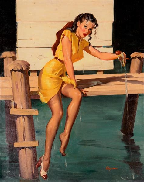 Sun S Out Gil Elvgren Summer And Sun Pin Up Girl Photo Etsy Australia