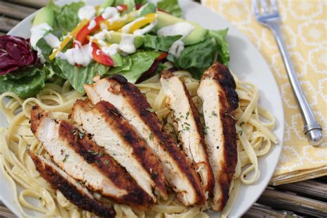 Check spelling or type a new query. Blackened Chicken with Garlic Parmesan Linguini & Colorful ...