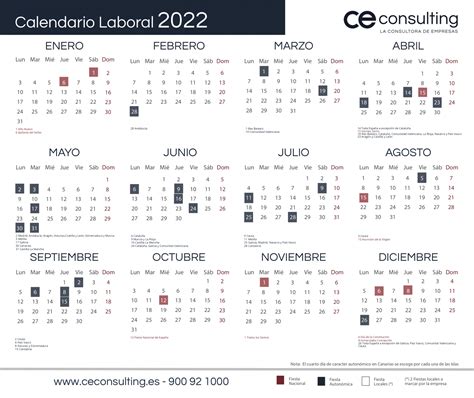 Calendario Laboral 2022 Conoce Todos Los D As Festivos Escogidos Por