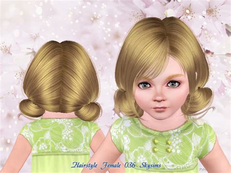 The Sims Resource Skysims Hair Toddler 036