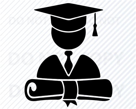 Buy Graduation Svg Silhouette Graduation Vector Images Clipart Online