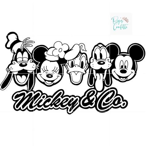 Mickey & Co. SVG | Etsy UK