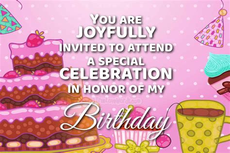 💌 Celebrating My Birthday With My Friends 75 Birthday Party Invitation Messages For Friends And