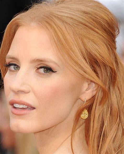 Jessica Chastain Ginger Hair Color Strawberry Blonde