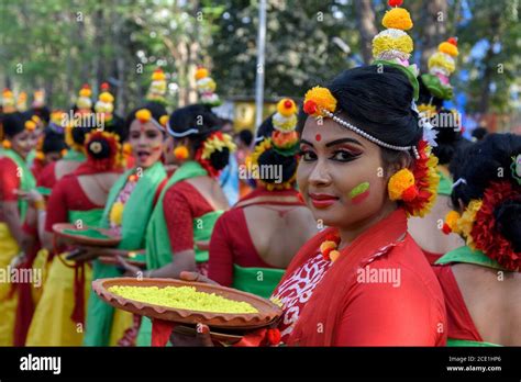 Young Indian People Celebration Holi Festival In India Stock Photo Alamy