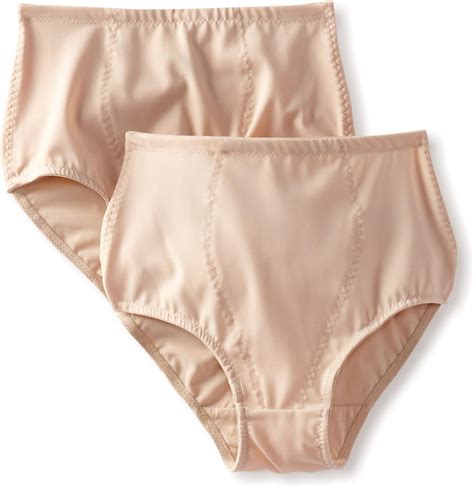 dr rey shapewear womens firm control 2 pack firm brief panty nude small 10 at amazon women s