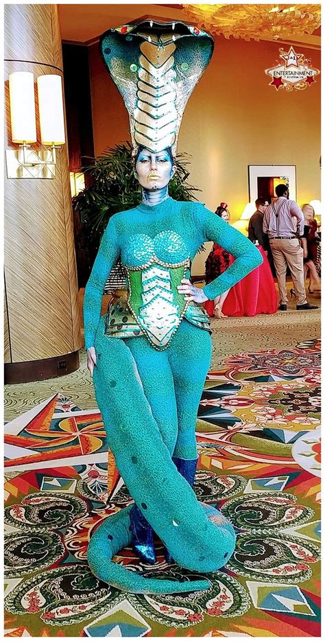 Snake Women For Circus Themed Event In Houston Texas Corporate Party