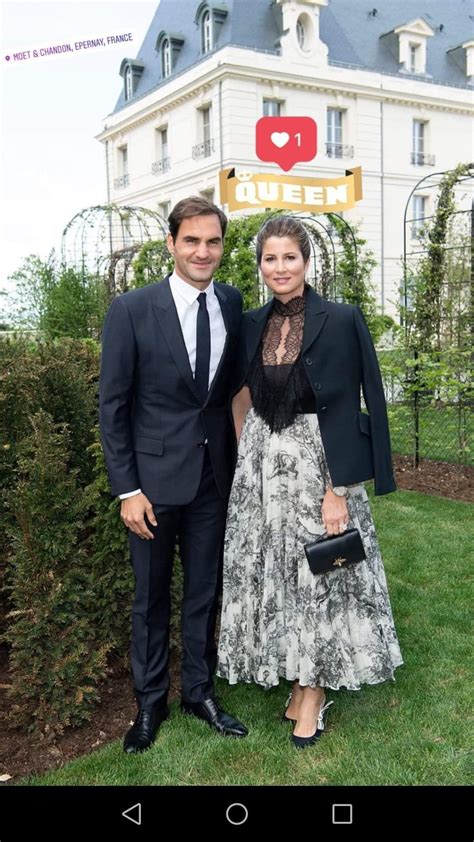 Roger federer's wife looks worried as she watches his. Roger and Mirka Federer 2019