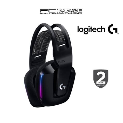 Logitech G733 Lightspeed Wireless Rgb Gaming Headset Black Pc Image