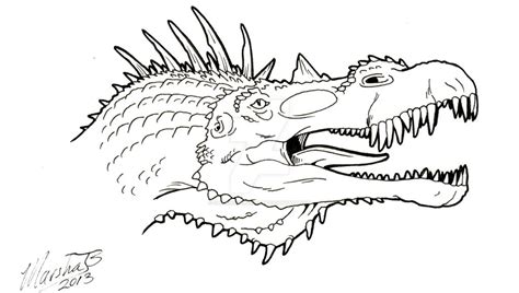 2015 Spinosaurus Coloring Pages