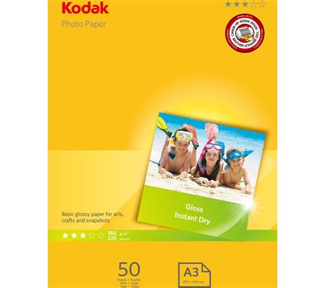 Kodak A3 Glossy Photo Paper 50 Sheets Review Review Electronics