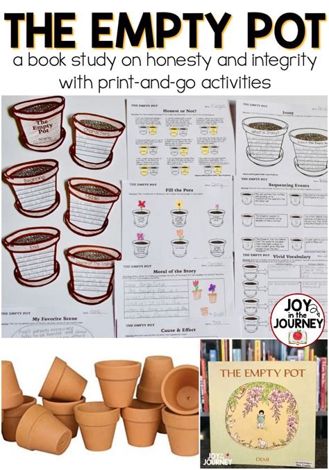 The Empty Pot Book Study Book Study Critical Thinking Activities