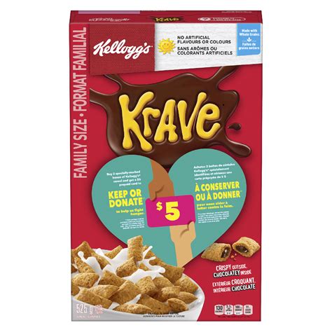Krave Chocolate Cereals 525 G Cereal Mayrand