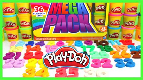 Play Doh Ultimate Rainbow Pack Learn Numbers Play Doh Mega Pack