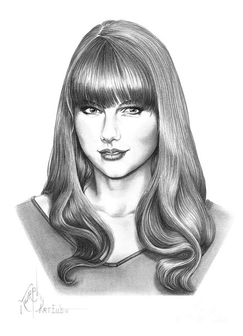 See more ideas about taylor swift drawing, taylor swift, swift. Taylor Swift Drawing by Murphy Elliott