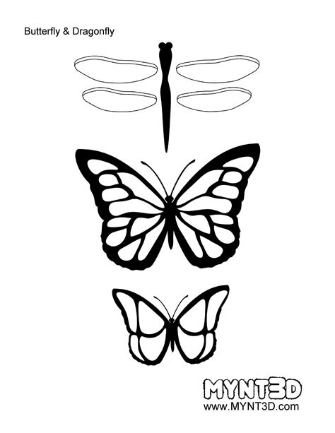 50 Printable And Cut Out Butterfly Templates 🦋 Templatelab