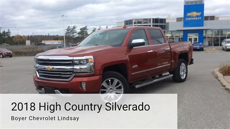 2018 High Country Silverado At Boyer Chevrolet Lindsay Youtube