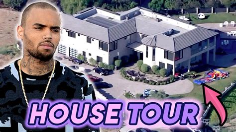 Chris Brown House Tour Mansión De Tarzana Youtube