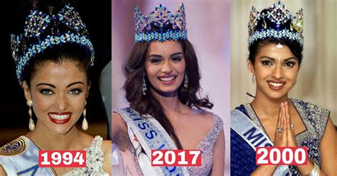 This Is What These 5 Indian ‘miss World Winners Answered In Their