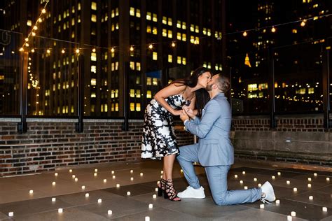 J C Interracial Marriage Proposal Midtown Manhattan New York