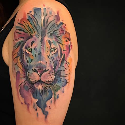 Check spelling or type a new query. Watercolor lion tattoo on a shoulder. Let me know if you ...